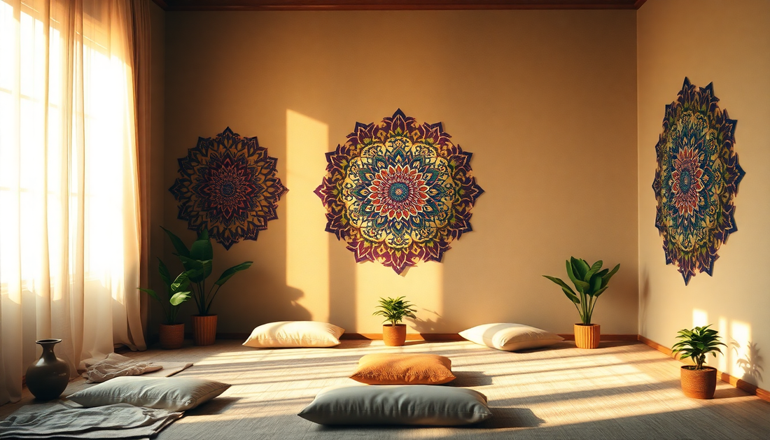 Elevate Your Space: Infusing Spiritual Serenity with Mandala Designs