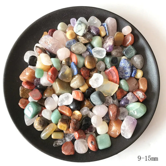100g Natural Mixed Quartz Crystal Gravel – 4 Sizes of Rock Specimens for Decor & Collection