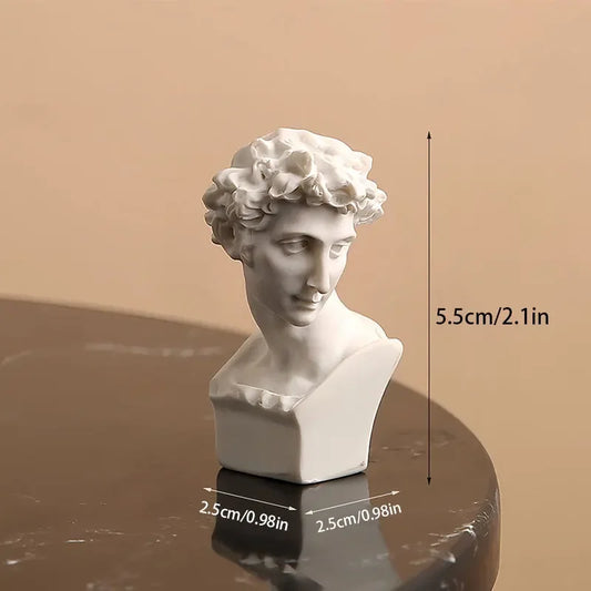Apollo Bust – Greek and Roman Mythology God of Sunlight Resin Sculpture